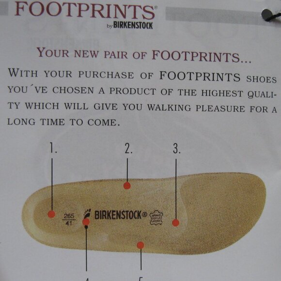 Birkenstock Footprints TRIESTE Beige/Moonstruck Leather Slip on 40 N US W 9 M 7 - Picture 10 of 14